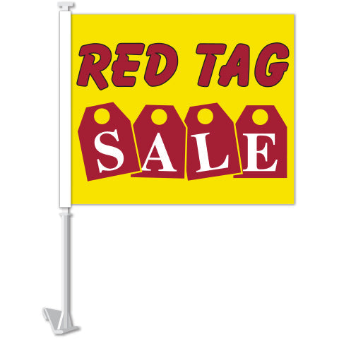 Standard Clip-On Flag - Red Tag Sale