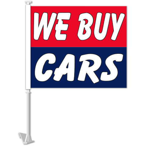 Standard Clip-On Flag - We Buy Cars