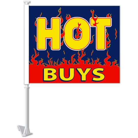 Standard Clip-On Flag - Hot Buys