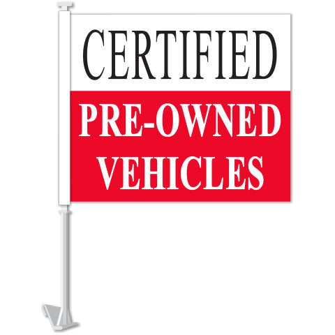 Standard Clip-On Flag - Certified Pre-Owned Red