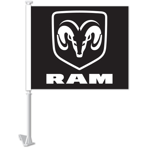 Manufacturer Clip-On Flag - Dodge Ram