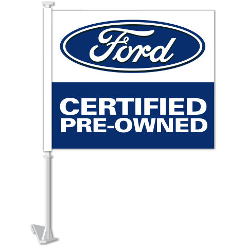 Manufacturer Clip-On Flag - Ford Certified Pre Owned 