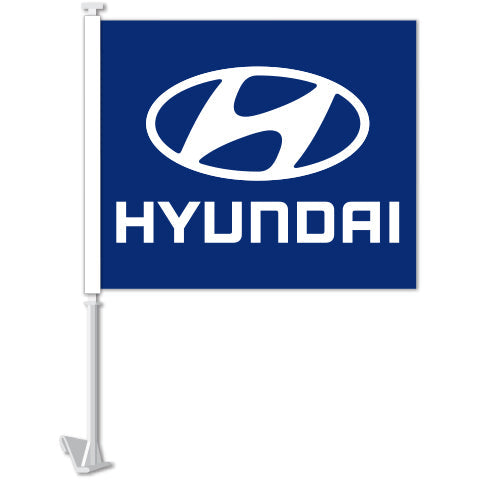 Manufacturer Clip-On Flag - Hyundai