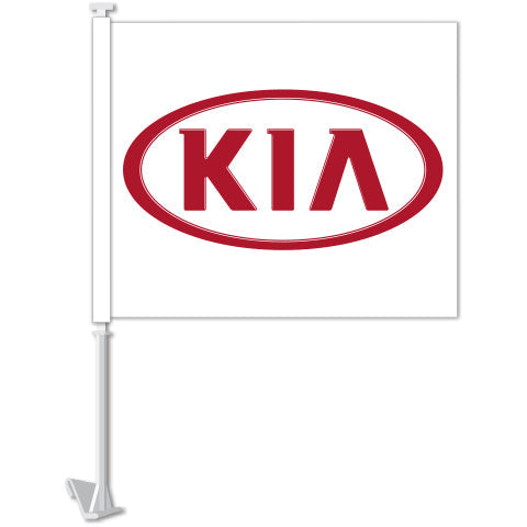 Manufacturer Clip-On Flag - KIA Motors 
