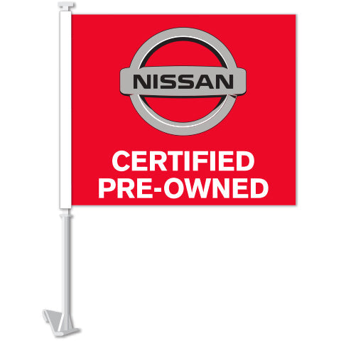 Manufacturer Clip-On Flag - Nissan Certified Pre Owned