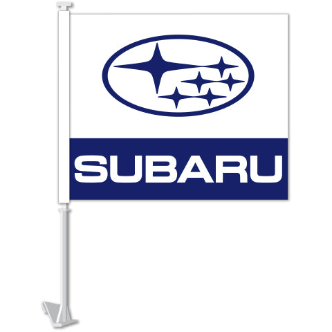 Manufacturer Clip-On Flag - Subaru