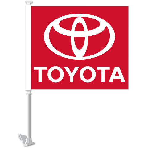 Manufacturer Clip-On Flag - Toyota