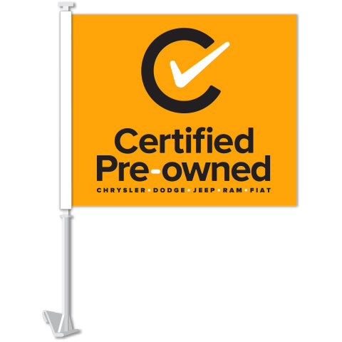 Manufacturer Clip-On Flag - Certified Pre Owned Chry/Jeep