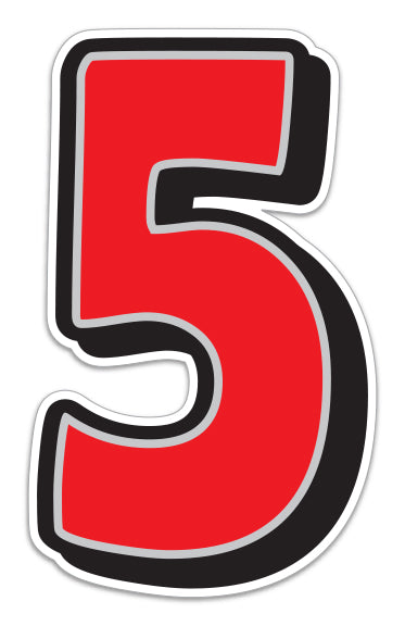 Giant Magnetic Numbers - 10" x 16" Car Windshield Pricing
