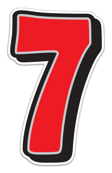 Giant Magnetic Numbers - 10" x 16" Car Windshield Pricing