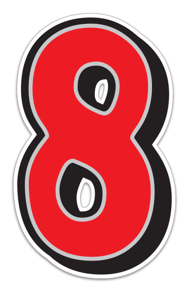 Giant Magnetic Numbers - 10" x 16" Car Windshield Pricing
