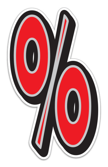Giant Magnetic Numbers - 10" x 16" Car Windshield Pricing