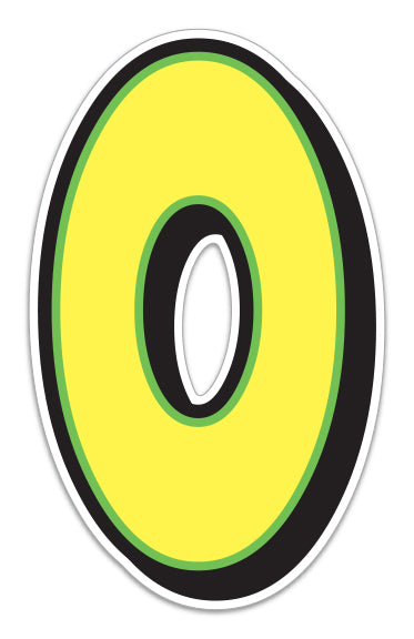 Giant Magnetic Numbers - 10" x 16" Car Windshield Pricing