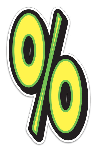 Giant Magnetic Numbers - 10" x 16" Car Windshield Pricing