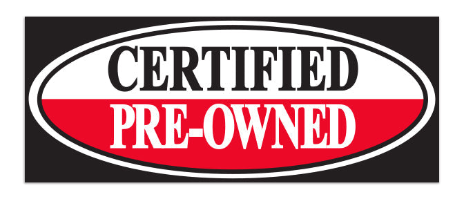 Windshield Banner - Certified Pre-Owned