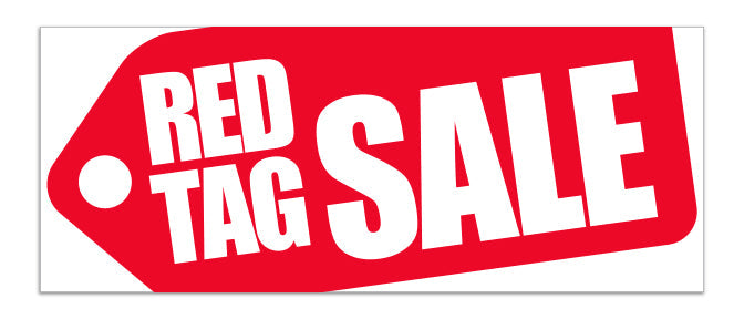Windshield Banner - Red Tag Sale