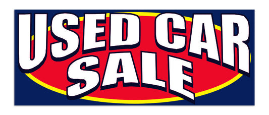 Windshield Banner - Used Car Sale