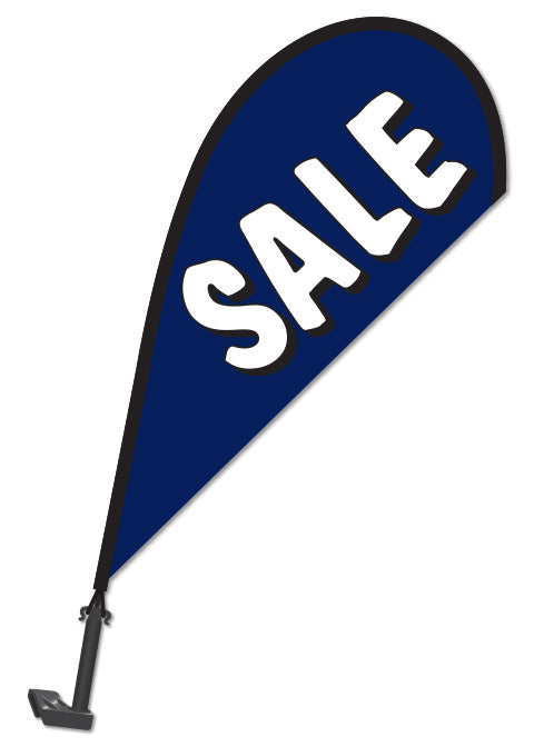 Clip on Paddle Flag - SALE BLUE