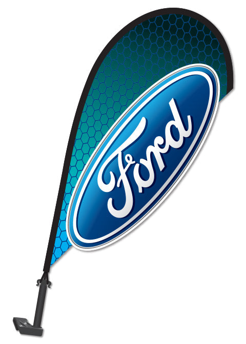 3D Clip on Paddle Flag - Ford