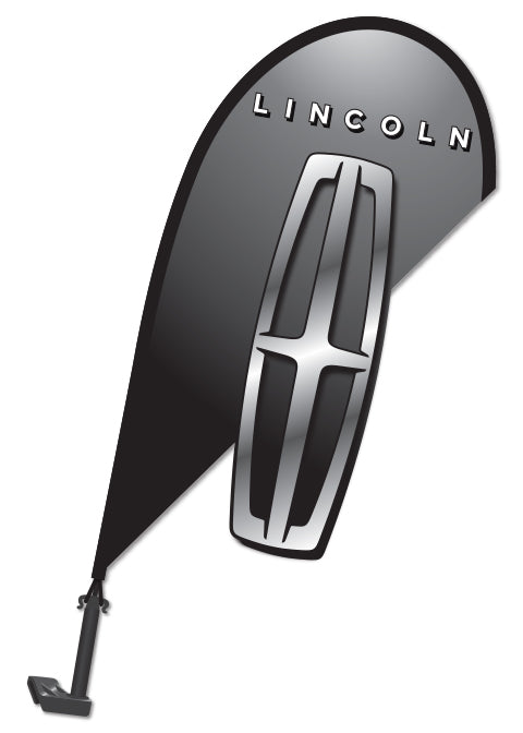 3D Clip on Paddle Flag - Lincoln