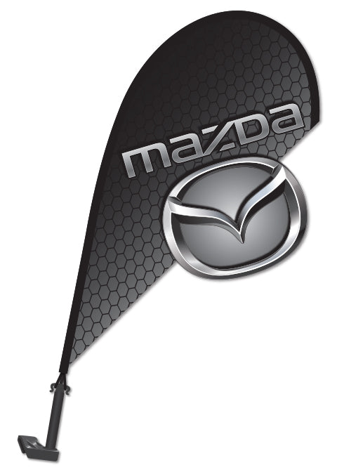 3D Clip on Paddle Flag - Mazda