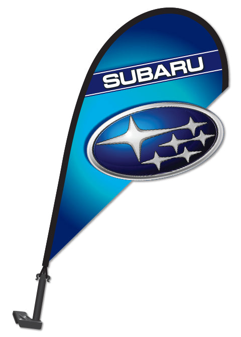 3D Clip on Paddle Flag - Subaru
