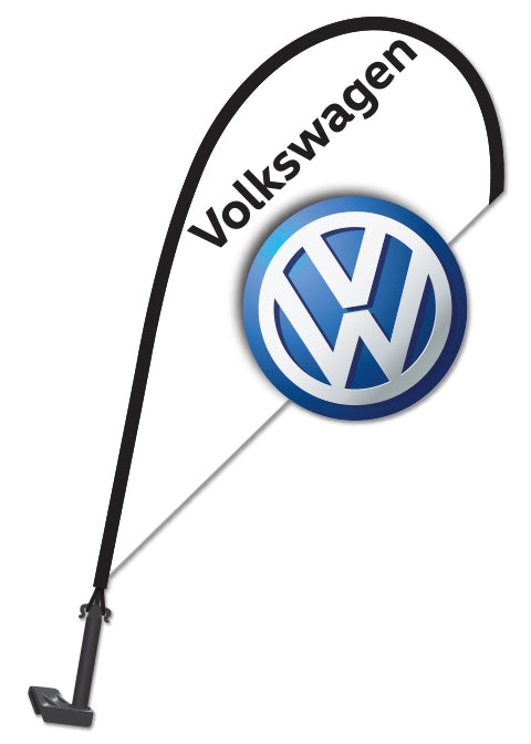 3D Clip on Paddle Flag - Volkswagon