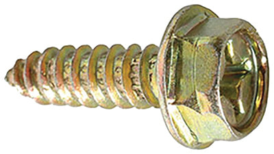 License Plate Screw Phillips Hex Washer Head - Amer - #14 x 3/4"