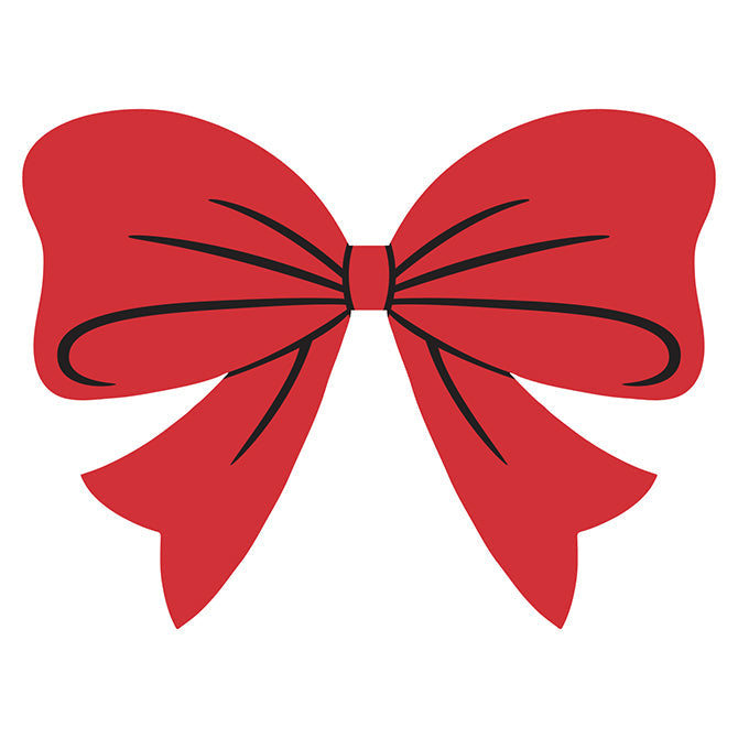 Window Sticker - HOLIDAY BOW