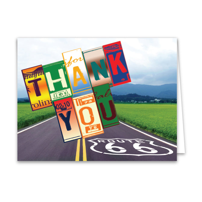 Thank You Card - Route 66