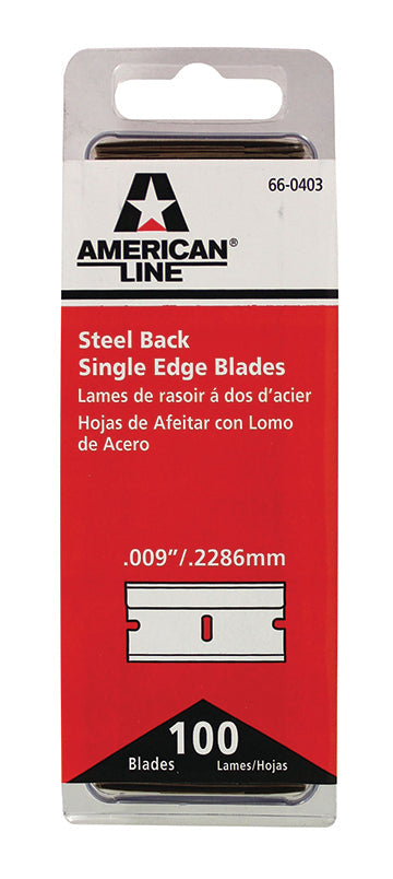 Single Edge Razor Blades - .009"/.2286mm - 100 Blades