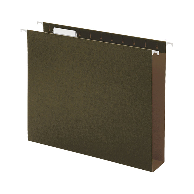 Hanging File Folder - Reinforced Box Bottom - Green - Qty. 25