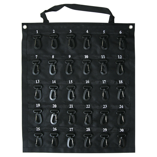 30 Key Organizer Case - Portable Roll-Up Key Management System – Dealer ...
