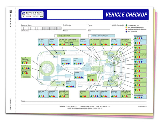 Chrysler Multi-Point Vehicle Checkup - 3 Part