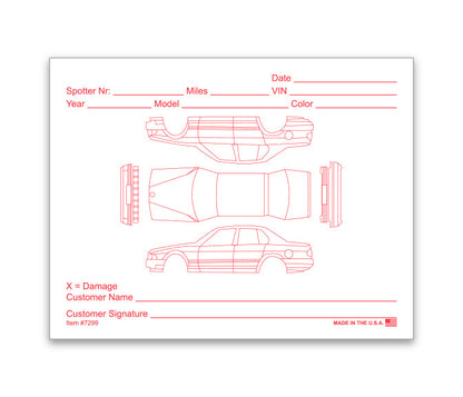 Red Alert Form - 5 1/2" x 4 1/4"