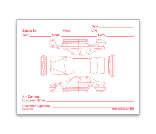 Red Alert Form - 5 1/2" x 4 1/4"