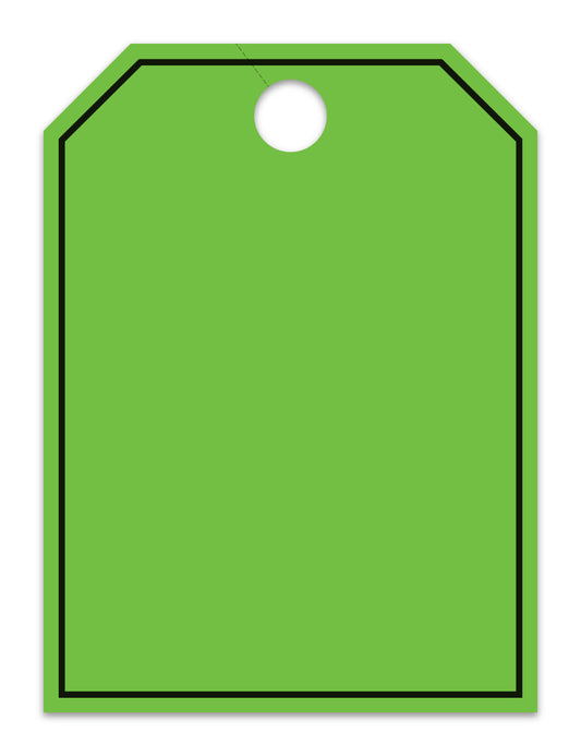 Hang Tags - Blank with Black Frame