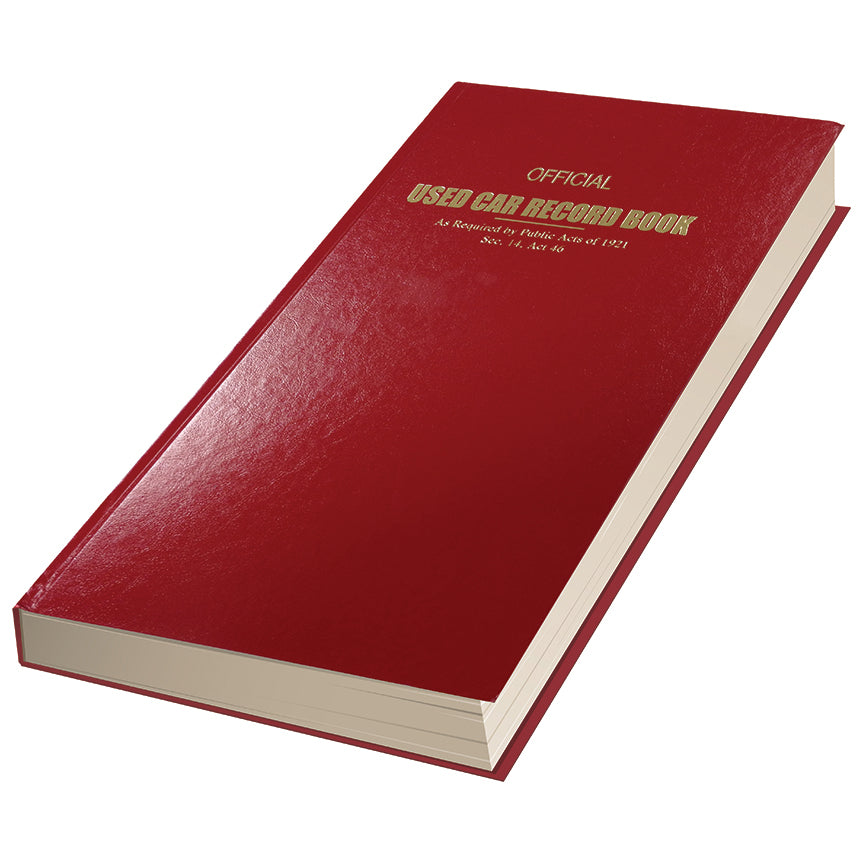 Used Car Record Book - "Police Book"