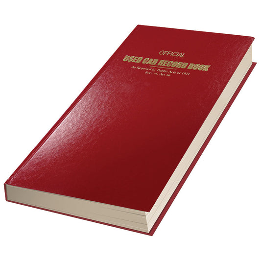 Used Car Record Book - "Police Book"