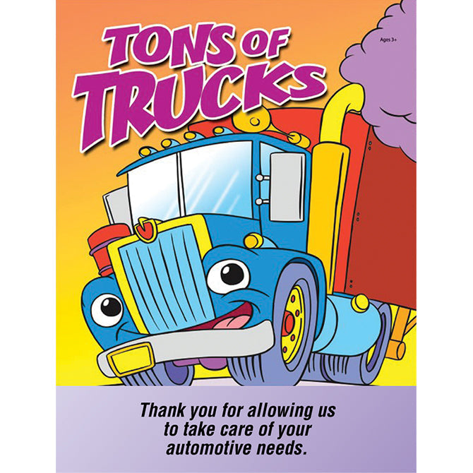 Coloring Book - Tons of Trucks