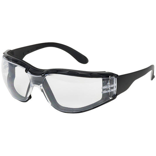 Safety Glasses - Foam Padded, 12 pairs