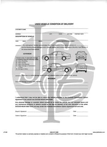 Used Vehicle Condition at Delivery
